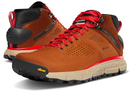 Danner, Men's, 4 Trail 2650 Mid GTX, Brown/Red, 13, Medium
