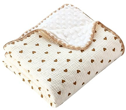 TQUXNGA Couverture d'emmaillotage 110 x 130 cm pour nouveau-né, couverture de sommeil pour bébés, garçons, filles, berceau, articles de literie