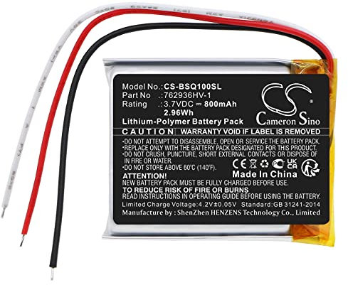 CS Batterie de rechange haute capacité Bose Sport Earbuds AHB572535 500 mAh / 1,85 Wh