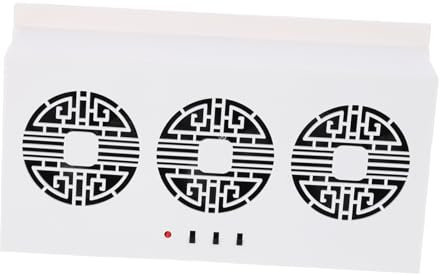 Garneck Ventilador De Coche Ventilador Solar Para Coche Almohadilla Enfriadora De Coche Mini Aire Acondicionado Para Coche Enfriador De Coche Abs