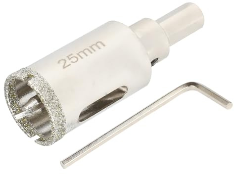 SUQIN Sierra Perforadora De Diamante De 25mm Con Broca De Centro Piloto,Broca De Cristal Con Revestimiento De Diamante Para Azulejos, Porcelana, Vidrio, Mármol y Cerámica