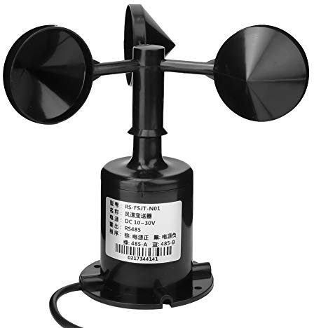 YDuupxe Trasmettitore Sensore velocità del, Anemometro Ad Alta Precisione, Design Impermeabile, 10-30 V CC per Monitoraggio Meteorologico e Aviazione