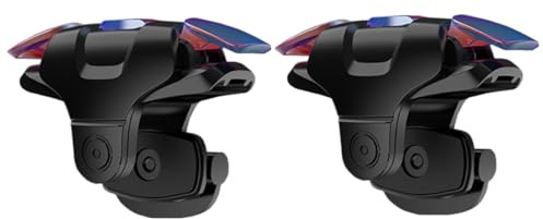GALPADA Handy Gamecontroller Trigger Metallgriff Robustes Verschleißfestes Gaming Zubehör mit Silikon Antirutschpads Kompatibel für Mobiles