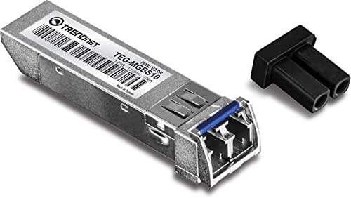 TRENDnet Mini-GBIC Single-Mode LC Module TEG-MGBS10 (10 km, 6.2 Miles)