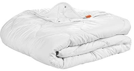sleepling 4 Jahreszeiten Bettdecke 155x220 cm, Made in EU, Oeko-TEX 100, Waschbar 60 Grad, Vierjahreszeiten Steppdecke 155 x 220, 100% Baumwolle Satin, Basic 300