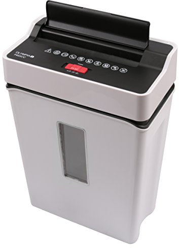 OLYMPIA PS 53 CC Profi Aktenvernichter Sichtfenster weiß Partikelschnitt Sicherheitsstufe P4