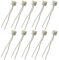 FineLED MR16 G5.3 - Confezione da 10 attacchi portalampada a LED MR16 G5.3 Mr11 per lampadine alogene da 12 V e a LED, adattatore attacco di base