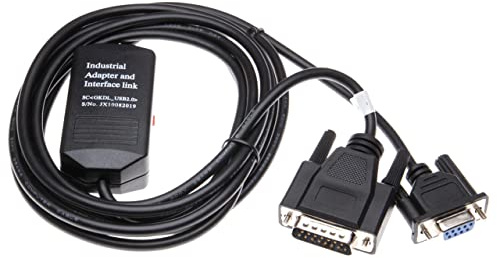 vhbw Seriell Adapter Programmierkabel RS-232 kompatibel mit Computer & Peripheriegeräte Siemens Simatic S5 CPU 944, 944B, 945 300cm schwarz