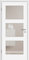 HORI® Zimmertür Alicante Weisslack Lichtausschnitt, Klarglas ESG Lichtausschnitt, Röhrenspan, Eckkante | Innentüre, Türblatt, passende für alle Standard Zargen mit DIN Größe | 1985 x 860 mm I DIN