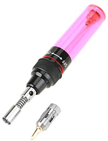 Butangas betrieben Loeten Stift, Fydun Gas Lötkolben Cordless Butan Gas Lötlampe Lötkolben Gun Schweißen Stift Werkzeug 1300 (Rot)