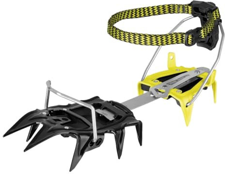 SALEWA Alpinist Pro Steigeisen, Unisex, Erwachsene, Schwarz/Gelb (Mehrfarbig), Einheitsgröße