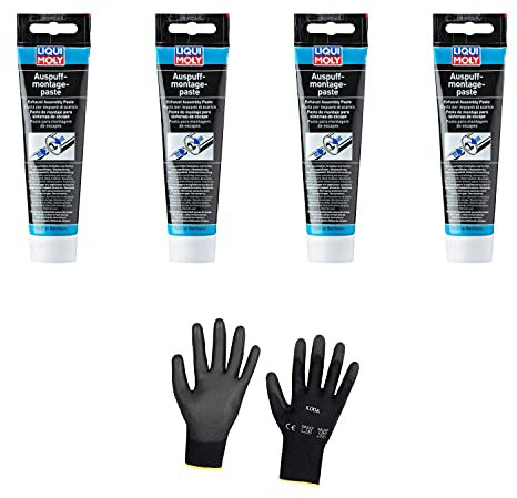 Iloda 4xOriginal Liqui Moly 150g Auspuffmontagepaste 3342 Schutzhandschuhe