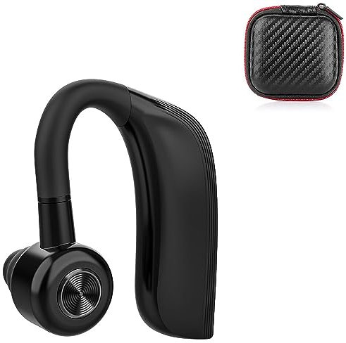 ATFKZADV Oreillette sans Fil Bluetooth 5.0 avec Microphone, Écouteur Professionnel Mains Libres avec Un Son Léger, Clair et HiFi pour Le Bureau, La Conduite