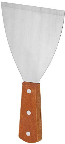 Dioche Spachtel Küche Gastro, Hitzebeständiger Grillwender aus Edelstahl mit Antihaftbeschichtung zum Wenden von Eiern, Burgern, Pfannkuchen, Fisch und Fleisch