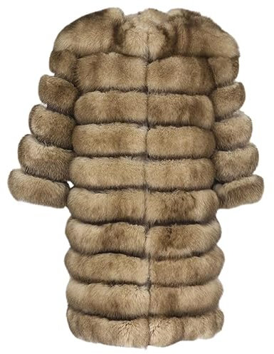 OFTBUY Winter Jacke Frauen Lange Echt Pelzmantel Natürliche Große Flauschigen Fuchs Pelz Oberbekleidung Streetwear Dicke Warme DREI Viertel