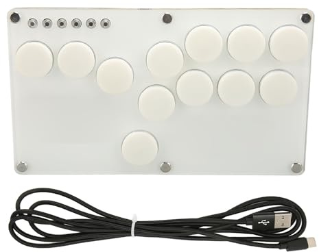Bewinner Mini para SOCD Fighting Stick Controller, Hot Swap para Mixbox Interruptores Mecánicos Stick Controller Box para para PC