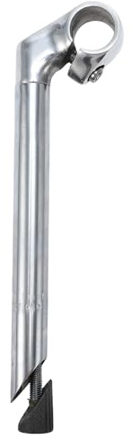 BULLSPANN Fahrrad-Vorbau Silberton 1 Stück Aluminiumlegierung 220mm | Länge 220mm, Durchmesser 22.2/25.4mm, Vorwärtslänge 40mm, Robust, Leicht, Montagefreundlich