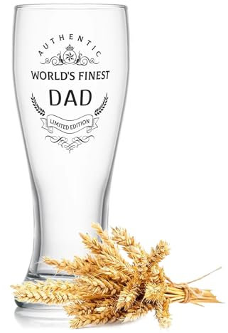 OGEEON Gifts for Dad from Daughter Son,16OZ Beer Glasses,Dad Birthday Gifts for Men Grandpa,Fathers Day Presents for Husband on Christmas Anniversary