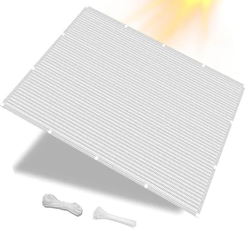 Tenda a Vela Ombreggiante 1 x 2.3 m Protezione Solare Respirante Anti UV Rettangolare Tenda da Sole con Occhielli a Vela per Balcone, Terrazza, Bianco
