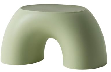 ASIAD Ringförmig Toilettenhocker Erwachsene Tragbar rutschfest Langlebig Kackhocker für Das Badezimmer Klohocker Wohnbereich Couchtisch Fußhocker,Grün