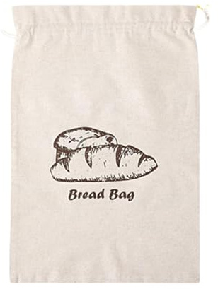 ZHAPEG Sac à pain multifonction avec doublure pour la conservation des aliments au levain