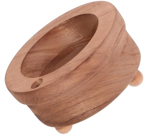 WATIIFUFU Portabicchieri con Design Rustico per Bicchieri di Carta in Legno Marrone da Appoggio Supporto Multifunzione per Accessori da Bagno e Cucina
