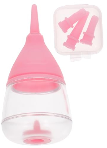 CLISPEED Milchflasche für Haustiere Trinkflasche für Welpen und Kätzchen Wasserflasche mit Verstellbarem Sauger Futterflasche für Kleine Tiere Einfach zu Reinigen Verwenden