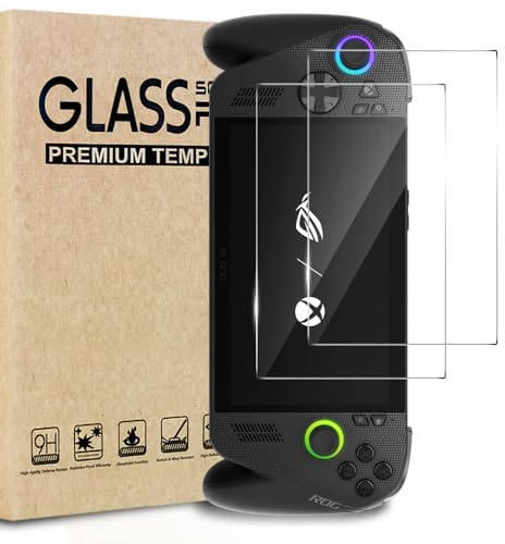 TQLGY 2 Stück Schutz Glas für ROG Xbox Ally X & Xbox Ally & ROG Ally X Handheld 7 Zoll, 9H Härte, HD Klar, Anti-Kratz, Anti-Fingerabdruck, Anti-Bläschen