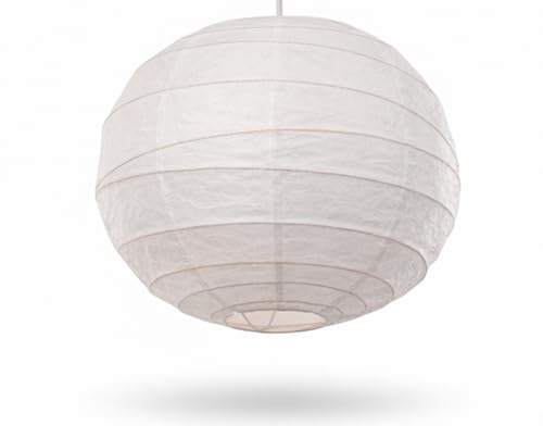 14 inch Bamboo Paper Lantern (White, 14inch)