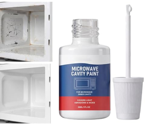 Peinture Micro-ondes 30ml Revêtement Thermorésistant avec Pinceau