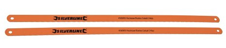 Silverline Hacksaw Blades Cobalt 2pk 24tpi (456985)