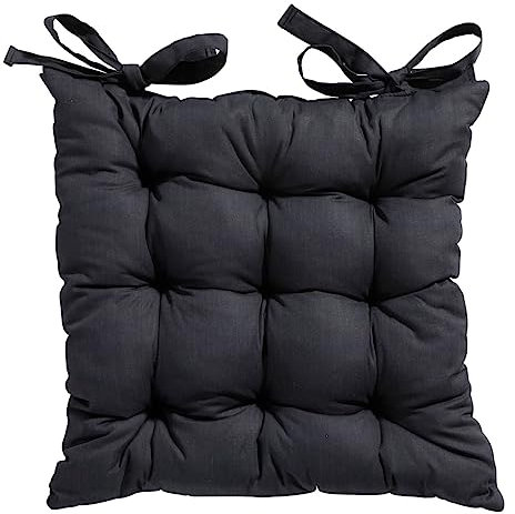 Madison Sitzkissen Toscane 46x46 - Basic schwarz