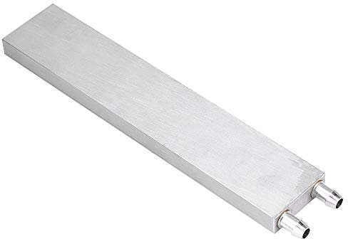 Eboxer Dissipateur de Chaleur pour Refroidisseur d'eau Liquide de Bloc de Refroidissement de l'eau en Aluminium de l'unité Centrale de Traitement pour Ordinateur Portable PC (40 * 200 * 12mm)