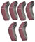 Bande Abrasive, 6pcs 915x100mm Bande Abrasive pour Ponceuse à Bande 60/80/100/120/150/180 Bande Abrasive