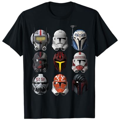 Star Wars: The Clone Wars Clone Helmets Camiseta