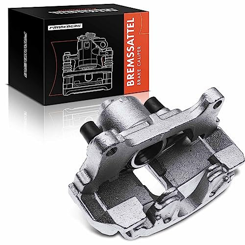 Frankberg Bremssattel Bremszange Vorne Links mit Halter (Lochabstand der Halterung 146mm) Kompatibel mit Golf Plus Golf Pass.a.t Jett.a Octav.i.a II A3 A1 Replace# 1K0615123E