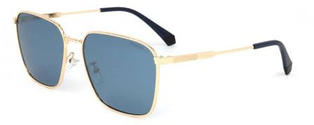 Polaroid Pld 4120/g/s/x LKS/XN GOLD BLUE Sunglasses Men's Steel, Standard, 59