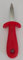Saraoriginalshop Apriostriche Utensile per Frutti di Mare con lama in Acciaio Ostriche Cozze Capesante Disponibili in 2 Colori Grigio e Rosso (Rosso)