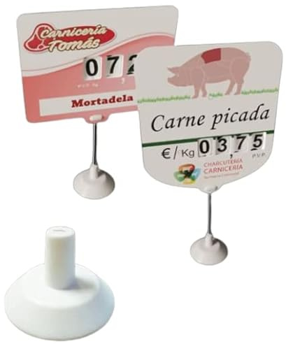 BALSAT Support de support pour porte-prix à brochette - Lot de 12 pièces.