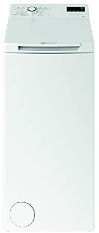 Bauknecht WAT Eco 712 B3 Toplader-Waschmaschine/6 kg/1200 UpM/Vollwasserschutz/Automatische Trommelpositionierung/SoftOpening/FreshFinish/Kurz 30/Intensivspülen/Wolleprogramm/Startzeitvorwahl