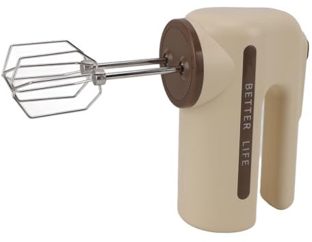 Frusta a 5 velocità, mixer miscelatore manuale in acciaio inox 304, frullatore manuale USB ricarica lunga durata della batteria, frusta forti impostazioni per il pieno liquido, burro di pasta