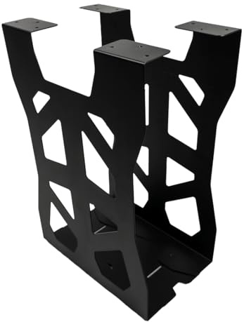 LeetDesk PC Halterung – Speziell für Gaming-PCs - Platzsparend & Stabil, ideal für Unter-Schreibtisch Montage - Ergonomisches Arbeiten leicht gemacht