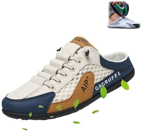 MAOAEAD Baskets dos nu pour homme, pantoufles de sport pour homme, chaussures d'extérieur décontractées à dos ouvert