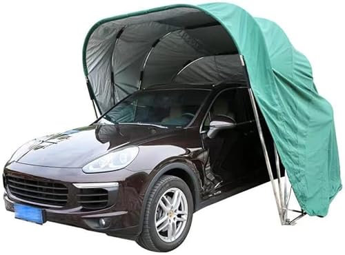 Cochera telescópica a Prueba de frío, Cubierta para automóvil Plegable y cálida para Exteriores, cochera hidráulica móvil semiautomática, fácil de Instalar, Adecuada para Varios Modelos,Gree