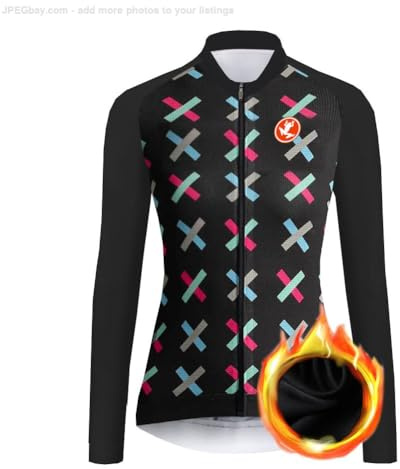 UGLY FROG 2025 Radtrikot Damen Langarm Thermo-Fahrradbekleidung Warm Top