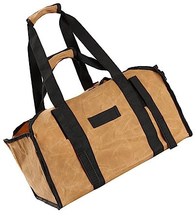 TOPBATHY 1 Pc sacco di legna da ardere sacchetto di legna da ardere rimovibile borsa portalegna Sacchetto portalegna contenitori borsa per legna da ardere sacco per legna da ardere tela