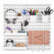 VEVOR Panneau Perforé Mural 280x280 mm Organiseur Garage en Plastique avec 4 Panneaux Perforés, Accessoires, Kit Rangement d'Outils pour Bureau, Salle d'Artisanat, Maison, Entrepôt, Magasin, Blanc