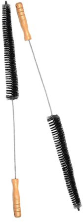 Alipis 2pcs Dryer Cleaning Supplies Long Handle Cleaning Brush for Dryer Vent and Washing Machine