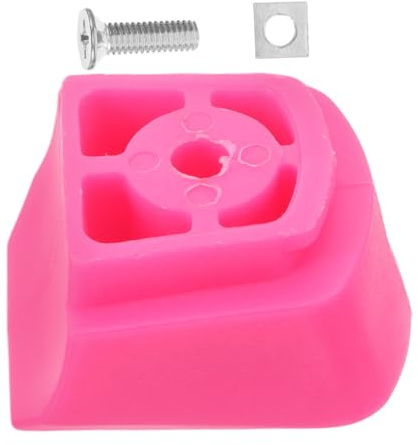 HONITANO Freni per Pattini a Rotelle per Bambini in Gomma e Acciaio Inossidabile, Blocco Freno Antiscivolo per Sicurezza Junior, Accessorio per Pattini Inline Rosa