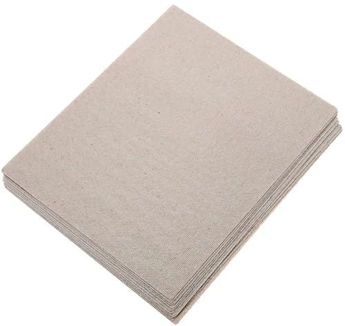 10 Piezas, Lámina de Mica para Horno Microondas Plata | Mica Protección contra Quemaduras, Resina, Aislamiento Térmico Uso Doméstico Microondas
